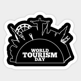 World Tourism Day - Explore New Country And Places Sticker